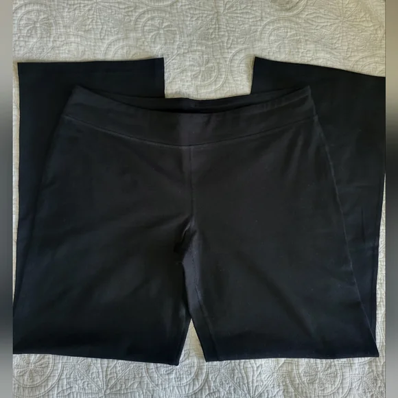 Athletic Works Bootcut Fit Black Yoga Pants, Size XL - Picture 3 of 5